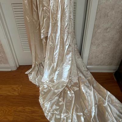 Vintage Satin Wedding Dress