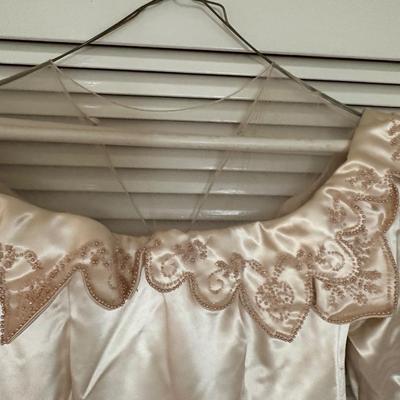 Vintage Satin Wedding Dress