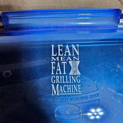 George Foreman Lean Green grilling machine with 1970 Las Angeles Potteries divided serving dish 4/5