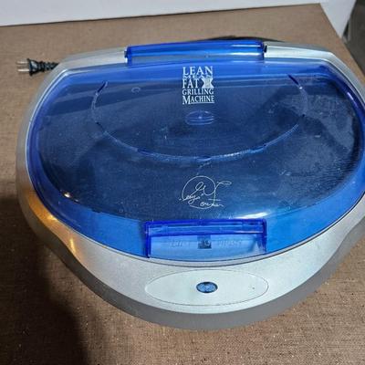 George Foreman Lean Green grilling machine with 1970 Las Angeles Potteries divided serving dish 4/5