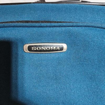 Two small carry-on / overnight sized luggage - Sonoma and Murano with a Remington travel clothes steamer