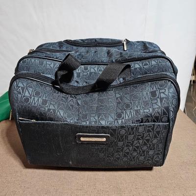 Two small carry-on / overnight sized luggage - Sonoma and Murano with a Remington travel clothes steamer