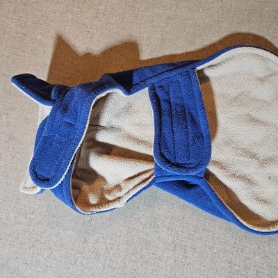 Small animal items - small coat - stainles water & food bowls - leash with harness and a grooming glove