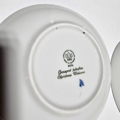 1977-1979 Bing & Grondahl Copenhagen Porcelain Christmas Plates