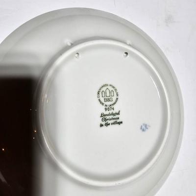 1973 -1974 - 1975 Bing & Grondahl Copenhagen Porcelain Christmas Plate