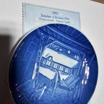 1984 -1987 Bing & Grondahl Copenhagen Porcelain Christmas Plate