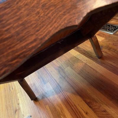 Antique Oak Griffen Head Morris Chair