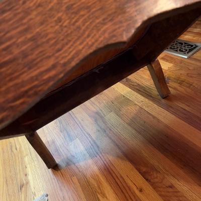 Antique Oak Griffen Head Morris Chair
