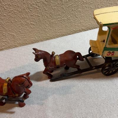 Antique Reproduction Wagons Milk & Ice