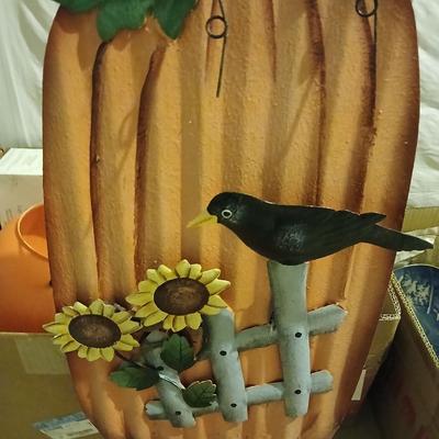 Halloween Decorations - Vintage paper balls - Ceramic pumpkins - Witch luminaries and more