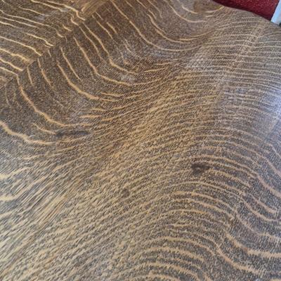 Antique Oak Ball and Claw Occasional Table
