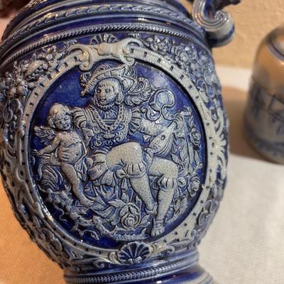 German or Dutch Stoneware Pitchers