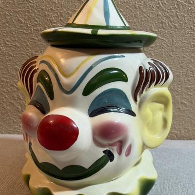 Marked "Sierra Vista California" Clown Cookie Jar