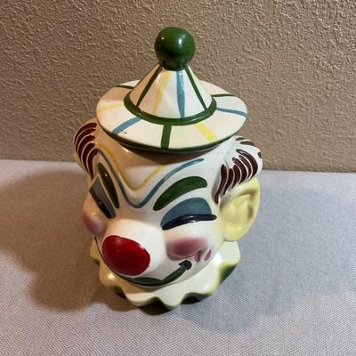 Marked "Sierra Vista California" Clown Cookie Jar