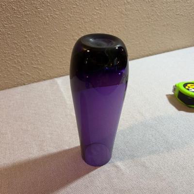 Fabulous Hand Blown Purple Glass Vase KOSTABODA