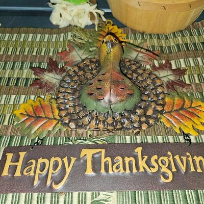 Thanksgiving and Fall decorations - scarecrows - pumpkins - Turkeys and more