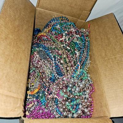 An Abundance of Mardi Gras beads