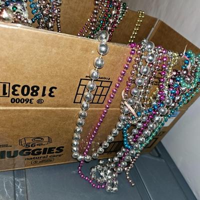 An Abundance of Mardi Gras beads