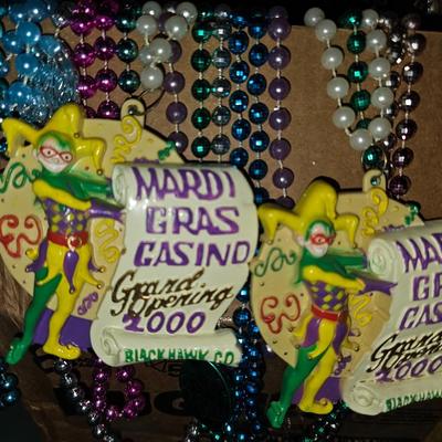 An Abundance of Mardi Gras beads