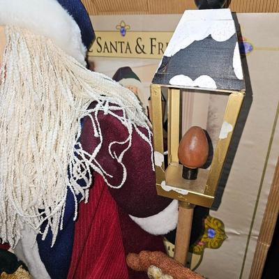 Grandeur Noel Collectors edition Fabric Santa & Friends with original box