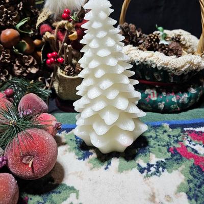Christmas decoration and a nice throw rug
