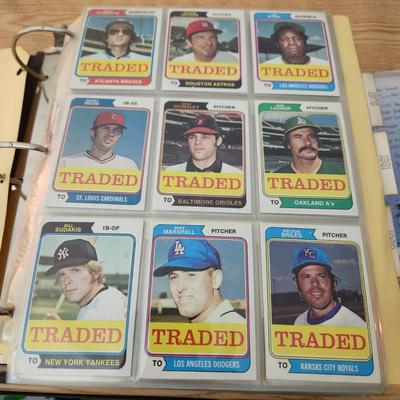 Topps Traded Sets 1974 76 1981 82 83 84 85