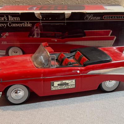 Jim Beam Bel-Aire 1957 PINK Convertible Decanter