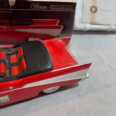 Jim Beam Bel-Aire 1957 PINK Convertible Decanter