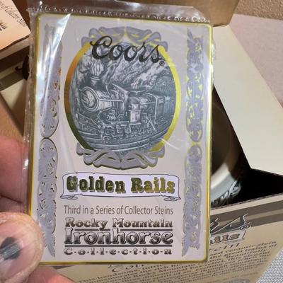 COORS 5 COLLECTORS Mugs with Boxes