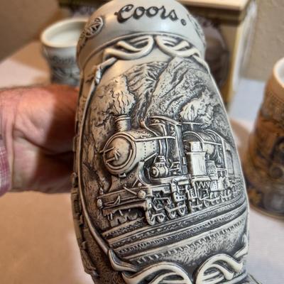 COORS 5 COLLECTORS Mugs with Boxes