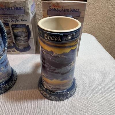 COORS 5 COLLECTORS Mugs with Boxes