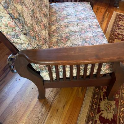 MORRIS Love Seat made out of Walnut