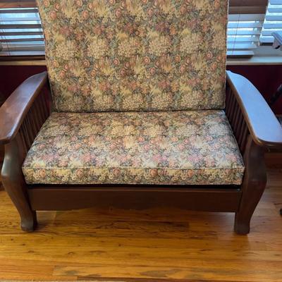 MORRIS Love Seat made out of Walnut