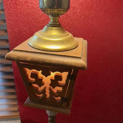Antique Brass and Floor Lamp WOW! With little Night Light
