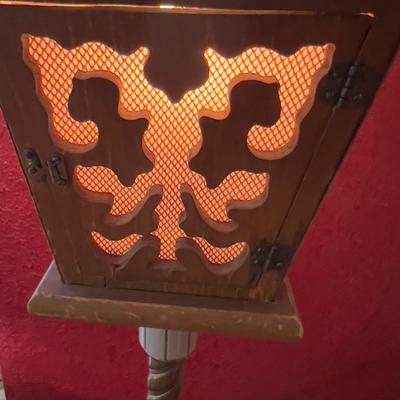 Antique Brass and Floor Lamp WOW! With little Night Light
