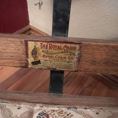 Antique OAK Claw Footed MORRIS CHAIR