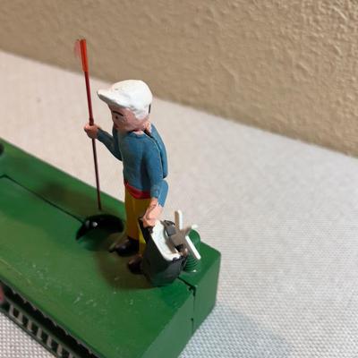 Antique Reproduction Toy Bank GOLF THEME