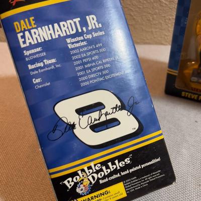 3 NASCAR Bobble Head Dolls in Original Box