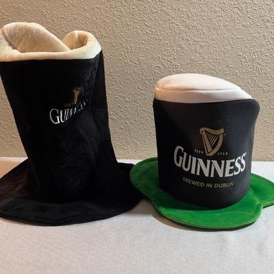 2 Guinness Top Hats (JUST IN TIME FOR the St. Patty Party)