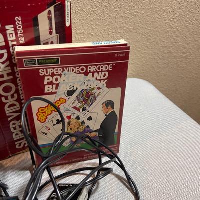 Super Video Arcade Console Cartridge System Plus GAMES and Paddles