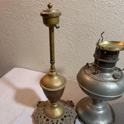 Collection of Brass Lamps for parts or repair