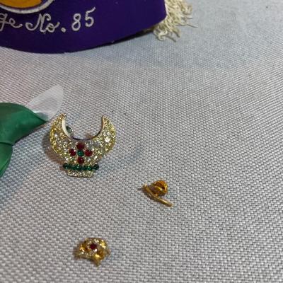 Salt Lake City, ELKS with SHRINERS Pins and Elks Fez