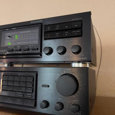ONKYO Tuner Amp and Cassette Deck
