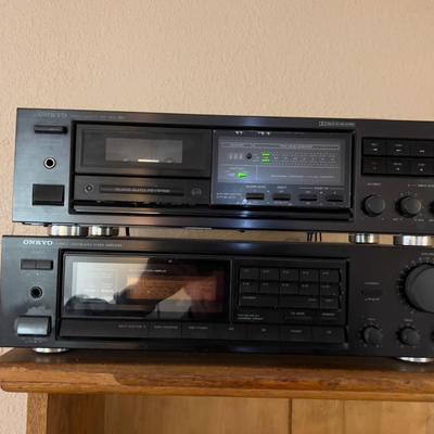 ONKYO Tuner Amp and Cassette Deck