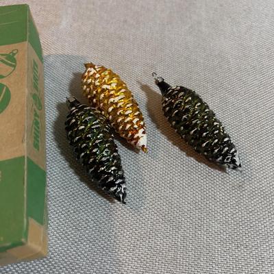 More Shinny Brights and Some Pinecone Ornaments