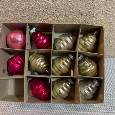 More Shinny Brights and Some Pinecone Ornaments