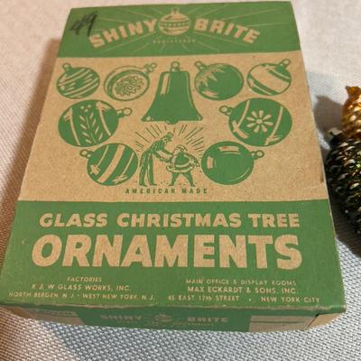 More Shinny Brights and Some Pinecone Ornaments
