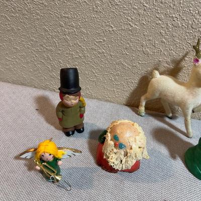 Ceramic, Wood, Glass Holiday VINTAGE Figurines