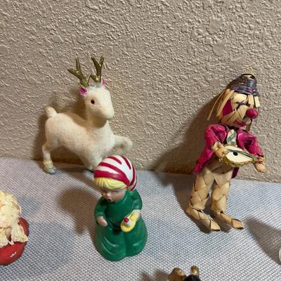 Ceramic, Wood, Glass Holiday VINTAGE Figurines
