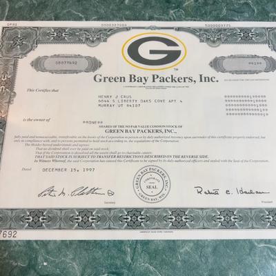 Green Bay Packers Memorabilia